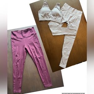 Victoria’s Secret workout leggings - size 10 & seamless workout outfit